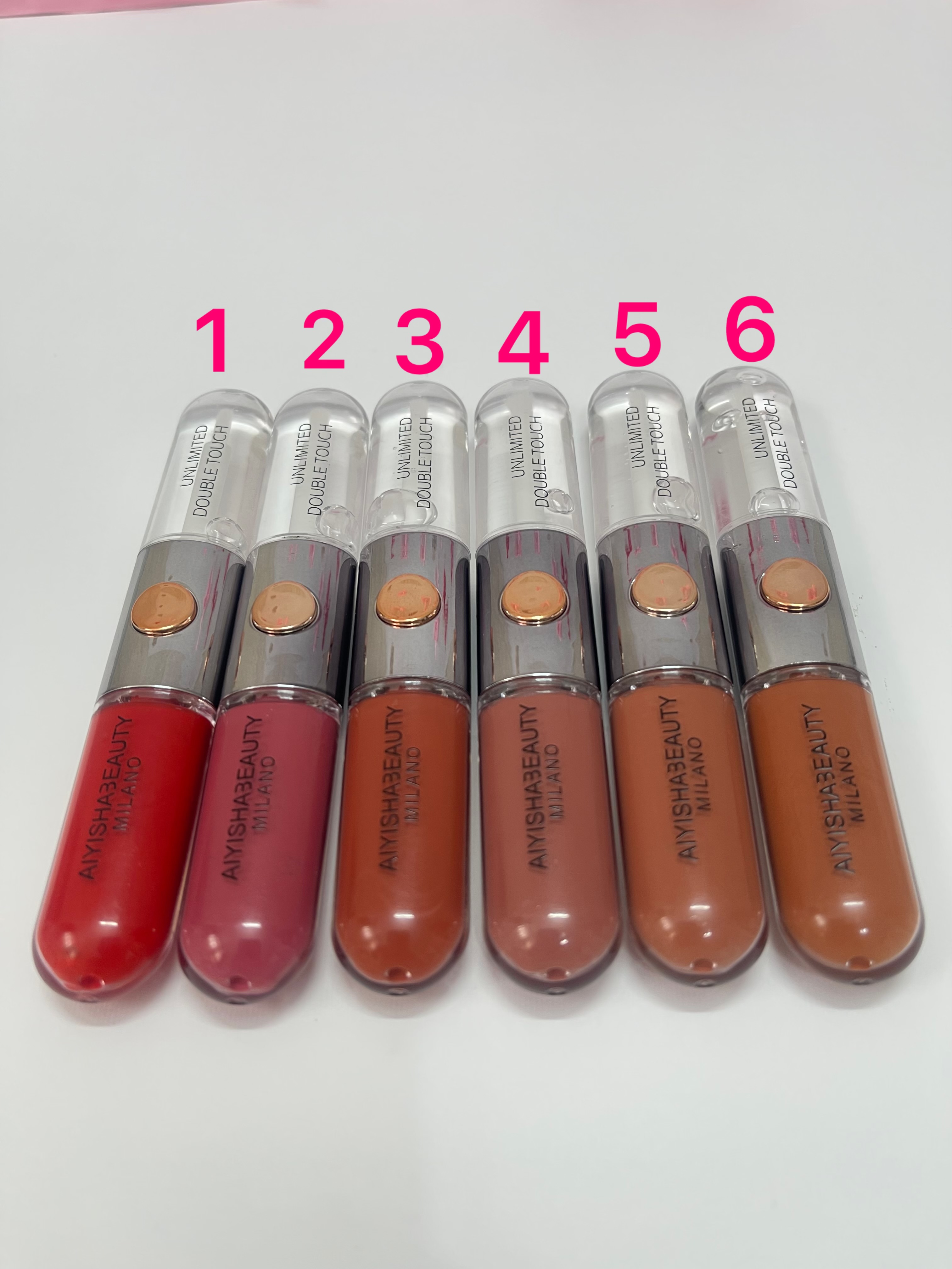 رژ مایع و برق لب دو طرفه برند میلانو